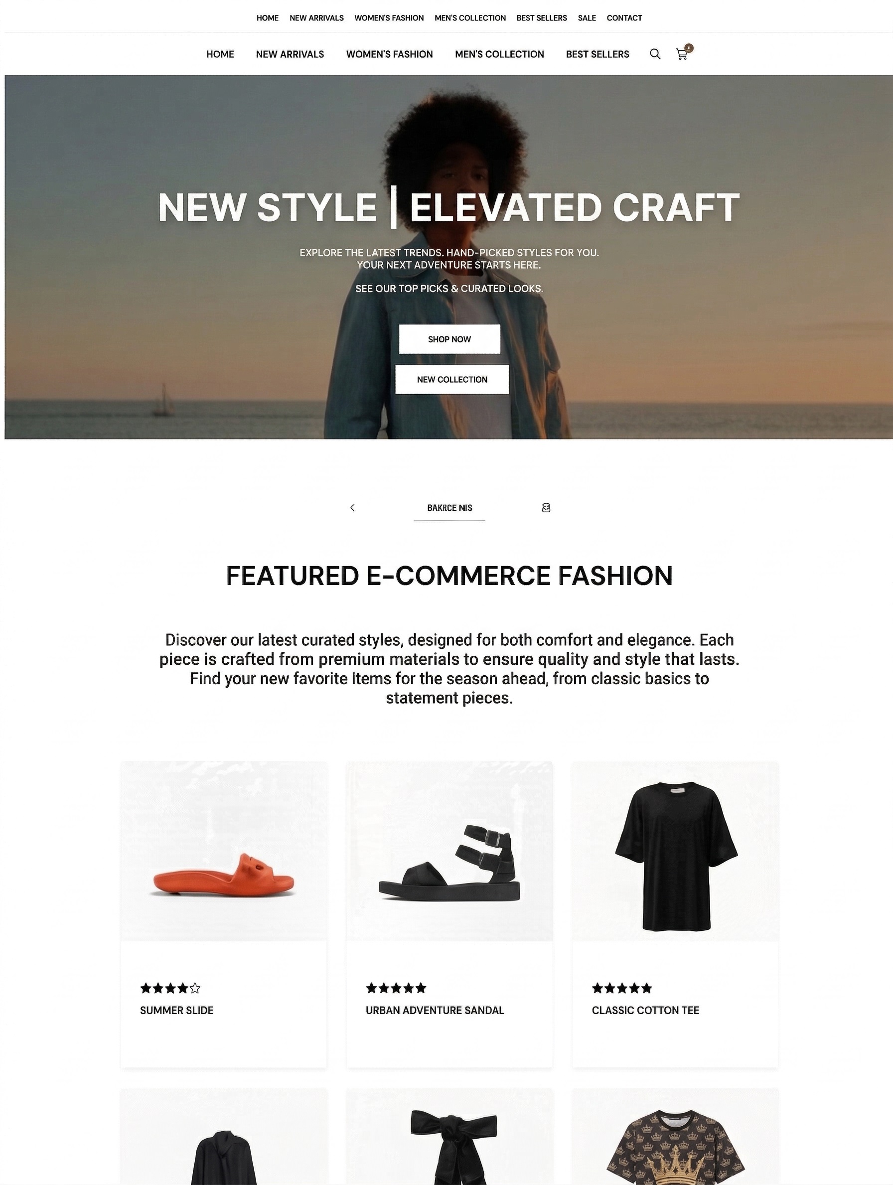 E-commerce Fashion Store